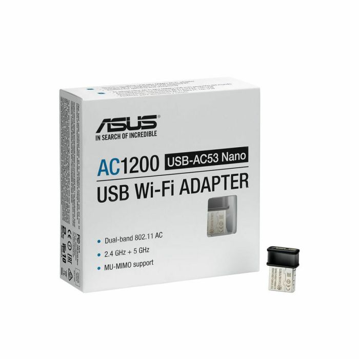 Adapteur réseau Asus USB-AC53 NANO 867 Mbps 1 Adapteur réseau Asus USB-AC53 NANO 867 Mbps 1