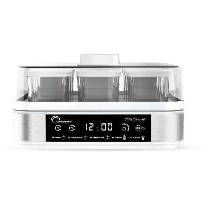 Yaourtiere LITTLE BALANCE - Little Dessert - Capacité 9 pots de 145ml - 5 programmes automatiques - 30W 3