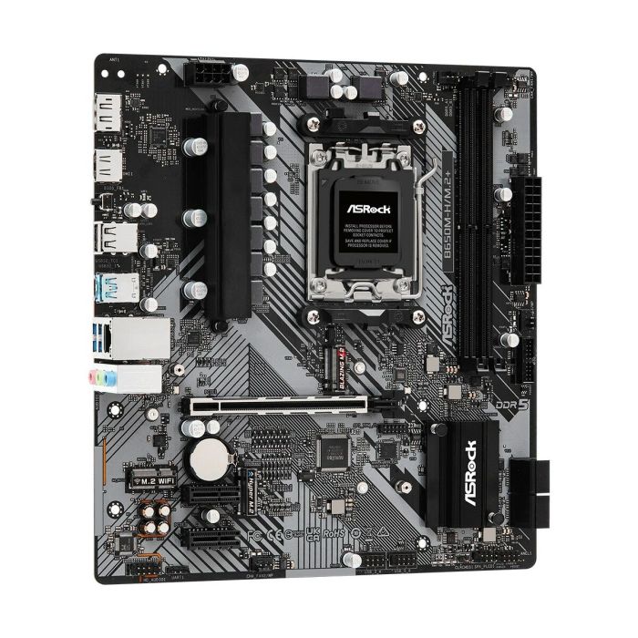 Carte Mère ASRock B650M-H/M.2+ AMD B650 AMD AM5 6