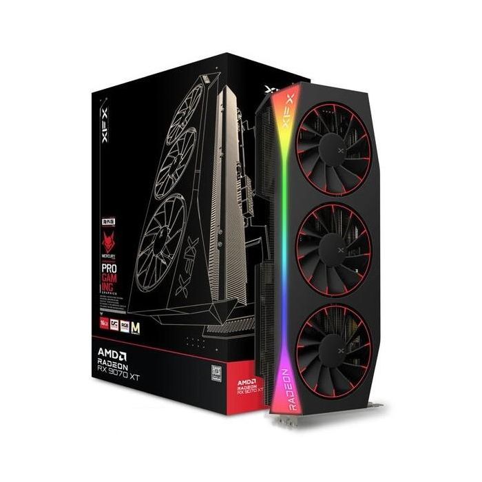RX 9070 XT 16GB XFX Mercury Magnetic Air Gaming RGB OC GDDR6 3 Fan 4 RX 9070 XT 16GB XFX Mercury Magnetic Air Gaming RGB OC GDDR6 3 Fan 4