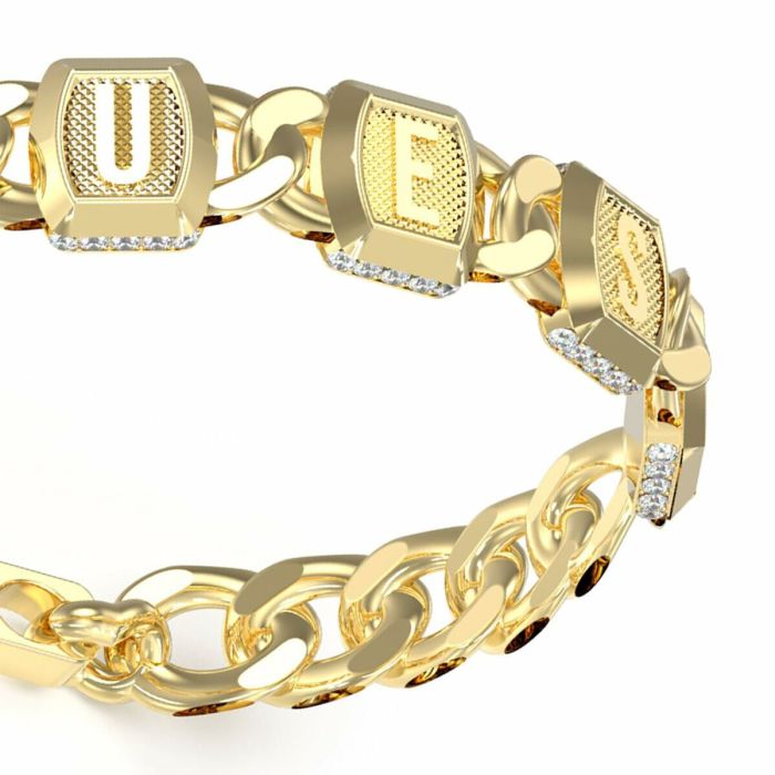 Bracelet Femme Guess JUMB05012JWYGS Doré 2 Bracelet Femme Guess JUMB05012JWYGS Doré 2