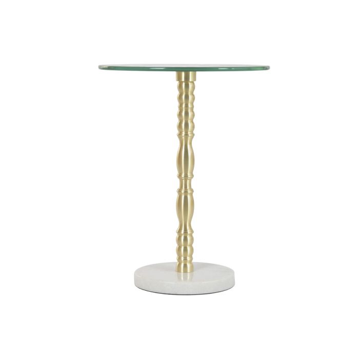 Table d'appoint Home ESPRIT Blanc Doré 41 x 41 x 53 cm 7