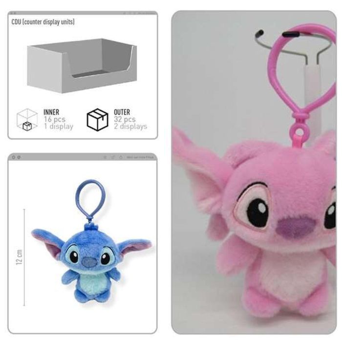 Porte-clés Peluche Stitch Rouge 4 Porte-clés Peluche Stitch Rouge 4