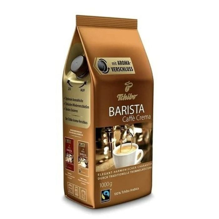Café en grains Tchibo Kawa Barista Caffe Crema 1KG ziarnista