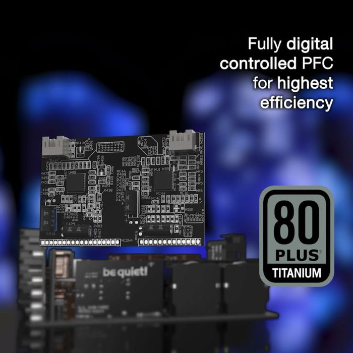 Bloc d’Alimentation Be Quiet! BN332 ATX 1600 W 6 W 80 PLUS Titanium 13