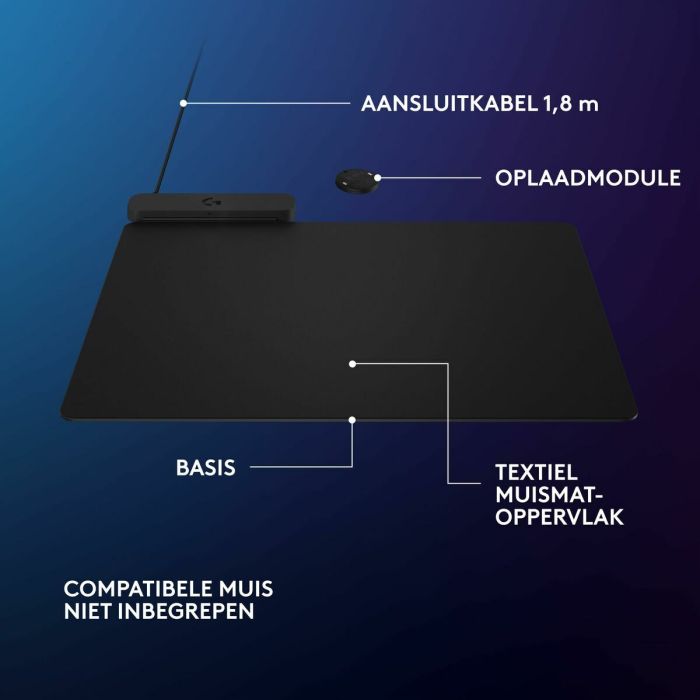 Tapis Antidérapant Logitech Noir 7