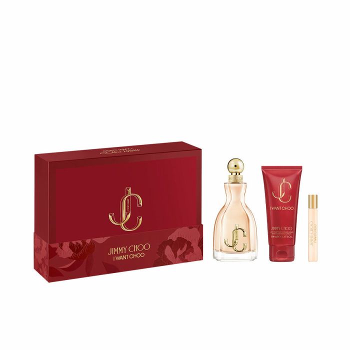 Set de Parfum Femme Jimmy Choo I WANT CHOO 3 Pièces