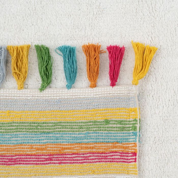 Tapis pour enfant MAEVE 100 % coton 175 x 90 cm 175 x 90 x 1 cm 1 Tapis pour enfant MAEVE 100 % coton 175 x 90 cm 175 x 90 x 1 cm 1