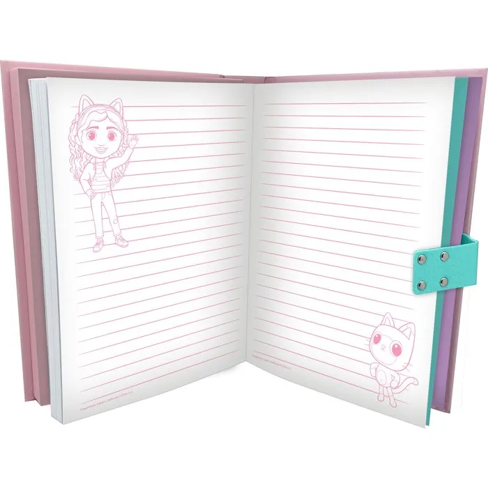 Kids Licensing Agenda Secret Gabby et la Maison Magique avec Code, Effets Sonores, Piles LR44 Incluses - Dès 5 ans Kids Licensing Agenda Secret Gabby et la Maison Magique avec Code, Effets Sonores, Piles LR44 Incluses - Dès 5 ans