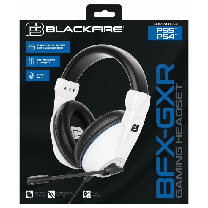 Casques avec Microphone Blackfire 5033110 Blanc 1 Casques avec Microphone Blackfire 5033110 Blanc 1