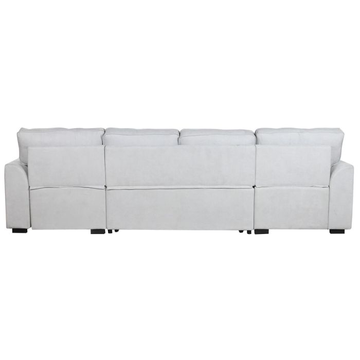 Canapé Convertible Home ESPRIT Gris Moderne 298 x 154 x 92 cm 8