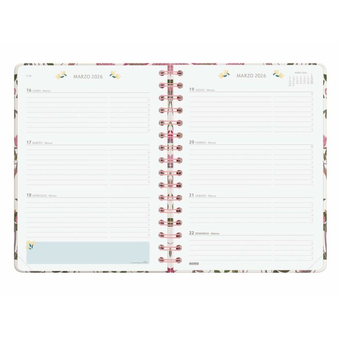 Agenda Finocam MONIQUILLA A5 15,5 x 21,2 cm 2026 4 Agenda Finocam MONIQUILLA A5 15,5 x 21,2 cm 2026 4
