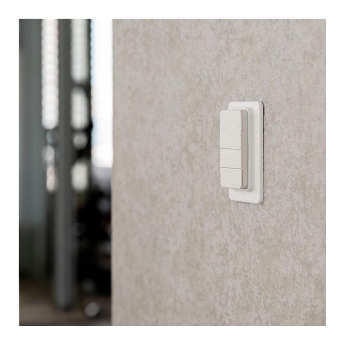 Shelly Plug & Play "Blu RC Button 4" Fernbedienung inkl. Magnethalter 4-fach 16 Aktionen Weiß 6