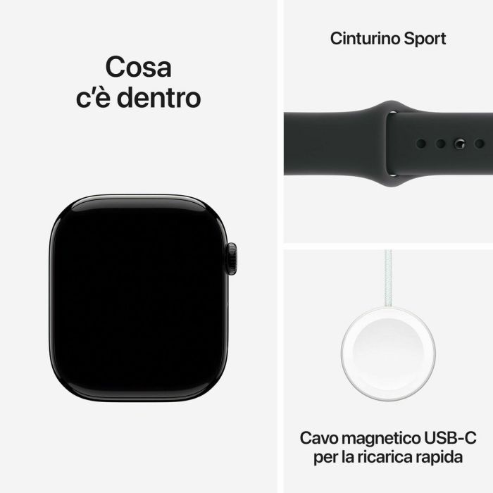 Montre intelligente Apple MEUW4QL/A Noir 46 mm 1