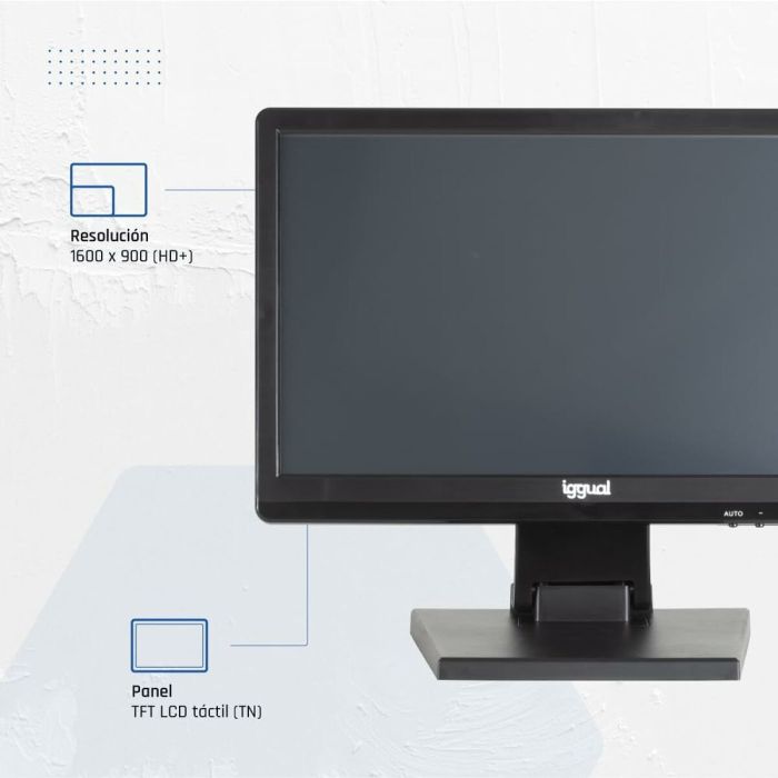 Écran iggual IGG319864 15" HD+ 3