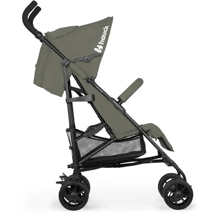Hauck Fold N Care - Poussette Canne Légère pour Enfant 6 Mois à 22 kg, 4 Roues Pivotantes, Dossier 5 Positions, Harnais 5 Points, Couleur Olive Hauck Fold N Care - Poussette Canne Légère pour Enfant 6 Mois à 22 kg, 4 Roues Pivotantes, Dossier 5 Positions, Harnais 5 Points, Couleur Olive