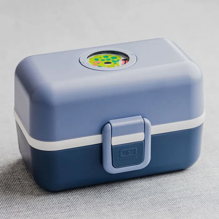 Monbento MB Tresor - Lunch box enfants 3 compartiments, 800 ml (500 ml + 2x150 ml), sans BPA, micro-ondes/lave-vaisselle - Boite repas modulable personnalisable