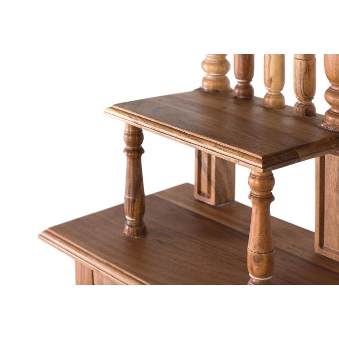 GINER Y COLOMER - Coiffeuse en bois d'acacia naturel couleur noisette - 165 x 120 x 60 cm 4 GINER Y COLOMER - Coiffeuse en bois d'acacia naturel couleur noisette - 165 x 120 x 60 cm 4