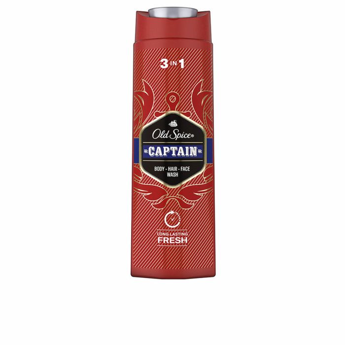 Gel de douche Old Spice Captain 400 ml 2