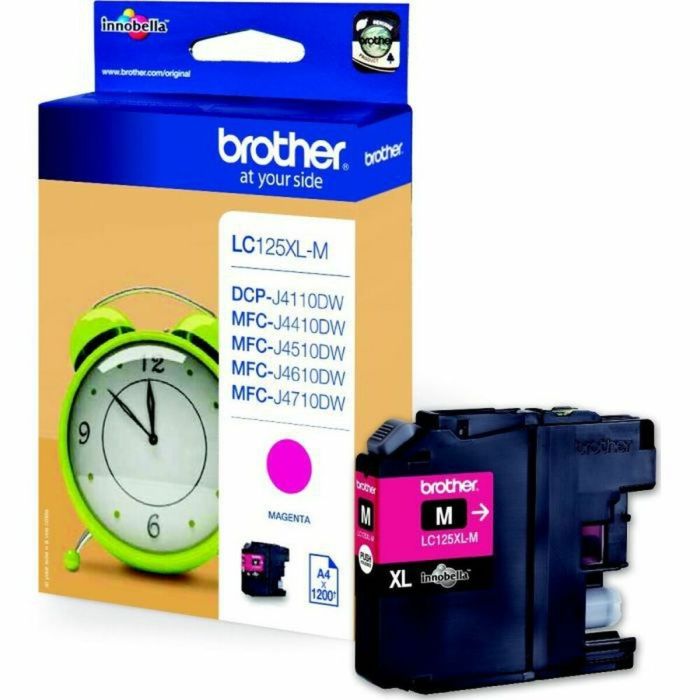 Brother LC125XLM Cartouche d'encre magenta haute capacité pour MFC-J4510DW/MFCJ-4410DW/MFCJ-4610DW