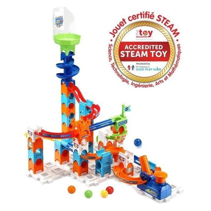 Circuit a billes VTECH Marble Rush - Adventure Set S100 - 61 pieces et 5 MarbleBilles incluses 1 Circuit a billes VTECH Marble Rush - Adventure Set S100 - 61 pieces et 5 MarbleBilles incluses 1