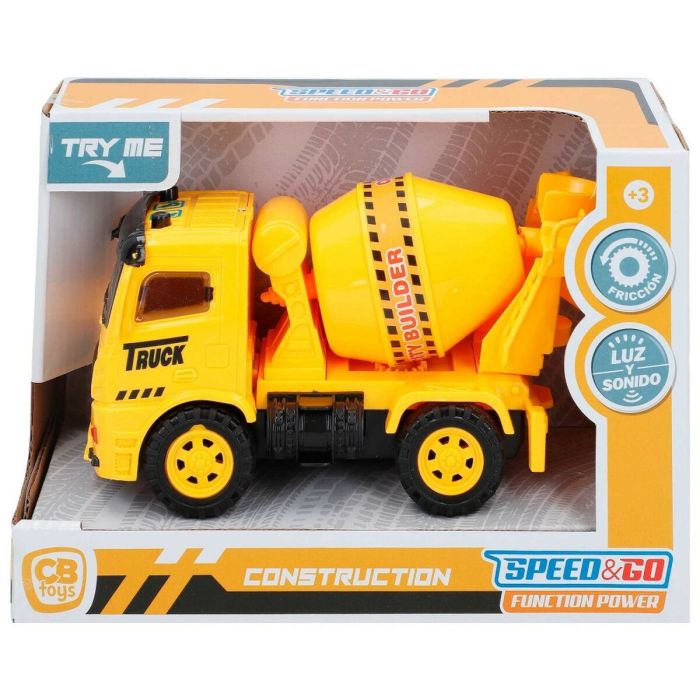 Camion Travaux Publics Speed & Go 14,5 x 9 x 7,5 cm (6 Unités) 1