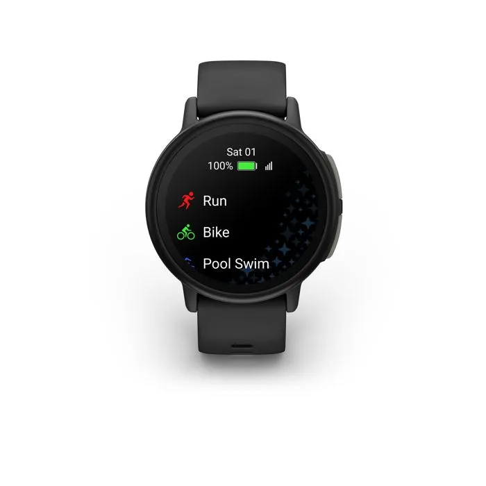 Garmin Bounce 2 Montre Connectée pour Enfants 1,2 pouces - Écran AMOLED, Appels, GPS, LTE, Wi-Fi, Suivi d'Activité - Gris Ardoise