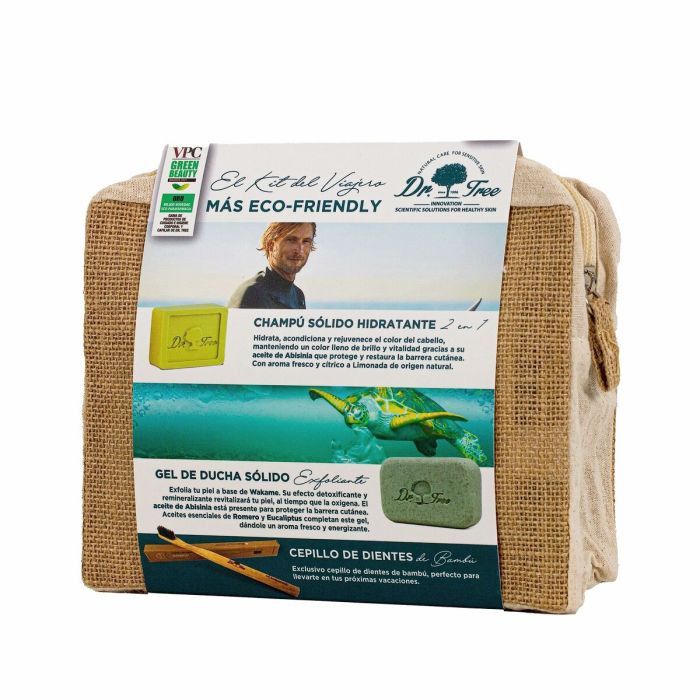 Set de douche Dr. Tree The traveler's kit Peau sensible 4 Pièces 2