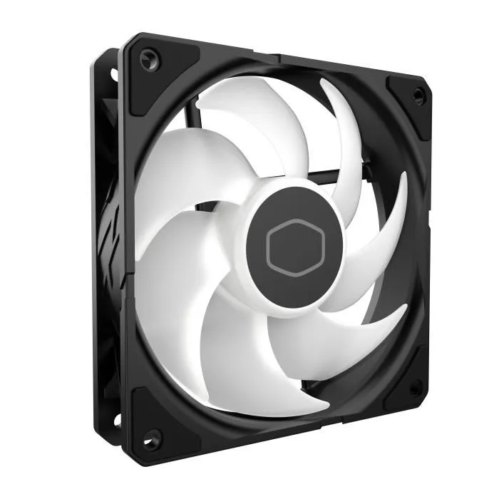 Cooler Master SickleFlow Edge 120 ARGB Ventilateur PC 120 mm - Haute performance, pression statique 3.61 mmH2O, 2500 RPM, ARGB, flux d'air 70.7 CFM, silencieux 32.8 dB Cooler Master SickleFlow Edge 120 ARGB Ventilateur PC 120 mm - Haute performance, pression statique 3.61 mmH2O, 2500 RPM, ARGB, flux d'air 70.7 CFM, silencieux 32.8 dB