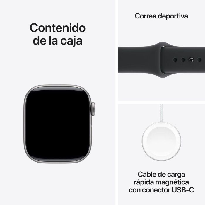 Montre intelligente Apple MF8C4QL/A Gris 1