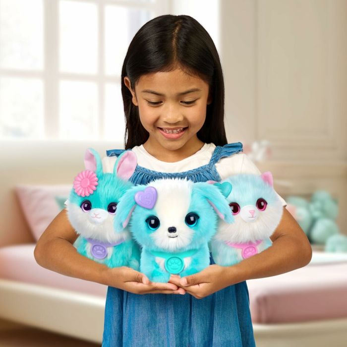 Animal en Peluche Moose Bleu Plastique 3