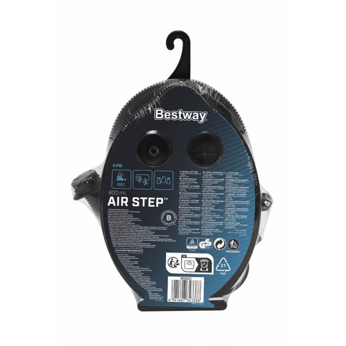 Bestway Gonfleur à Pied 2L 23x15 cm Rétractable Gonflable et Camping 62023 2
