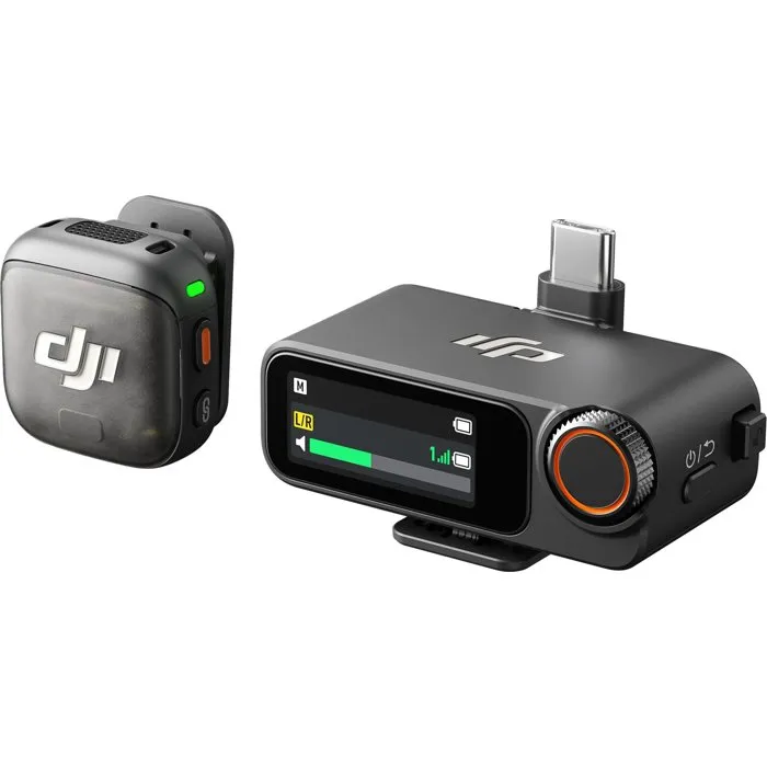 DJI Micro cravate sans fil Mic 3 avec 1 transmetteur (TX) et 1 récepteur (RX) AABIB71351 5