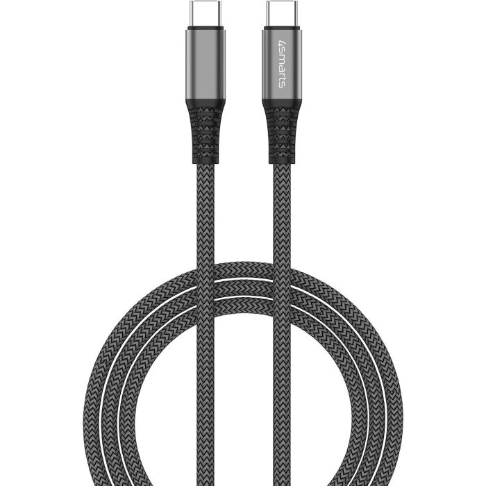 4smarts USB-C auf USB-C Kabel PremiumCord 100W 1.5m. schwarz 1 4smarts USB-C auf USB-C Kabel PremiumCord 100W 1.5m. schwarz 1