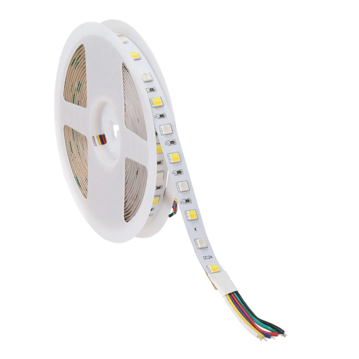 Tira LED SMD5050 RGB/CCT 14,4W/M 140Lm/W 24VDC IP20 Rouleau 5M 2 Tira LED SMD5050 RGB/CCT 14,4W/M 140Lm/W 24VDC IP20 Rouleau 5M 2