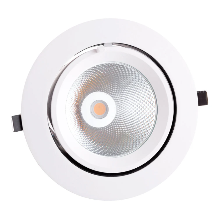 Downlight LED Orientable 40W 6000Lm 2700K Circulaire 40.000H HO-COB-C-OR-40W-WW
