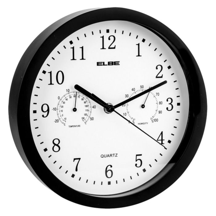 Horloge Murale ELBE RP-1005-N Blanc/Noir 8