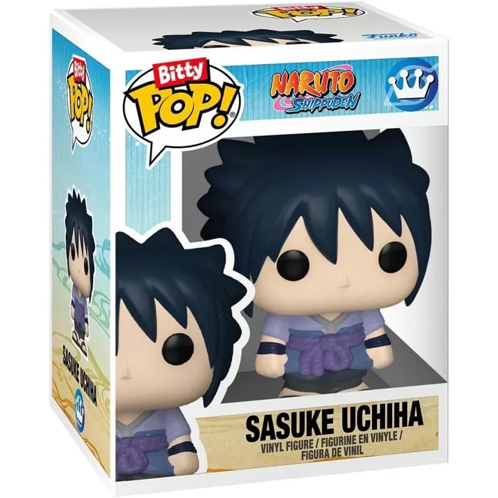 Funko Figurine Bitty POP! Naruto Shippuden Team 7 Pack de 4 miniatures en vinyle - Kakashi, Sakura, Sasuke, Naruto - Produit officiel sous licence