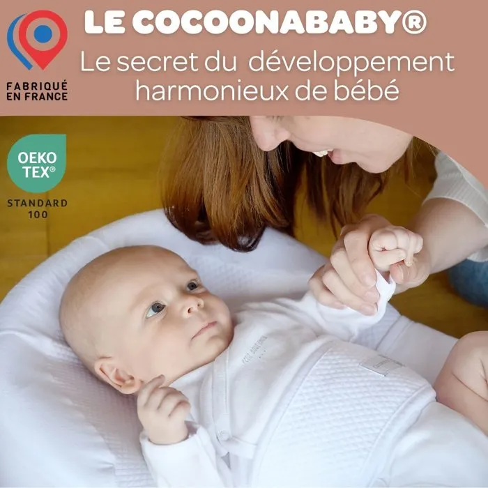 BEABA Cocoonababy - Cocon ergonomique bébé en mousse haute résilience, lavable machine, de la naissance à 3 mois, Lin naturel BEABA Cocoonababy - Cocon ergonomique bébé en mousse haute résilience, lavable machine, de la naissance à 3 mois, Lin naturel