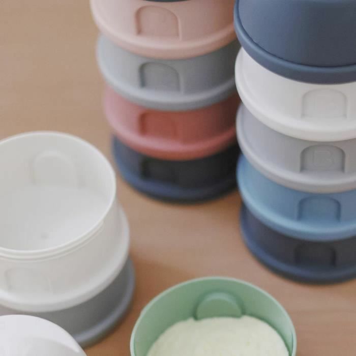 Doseur de Lait en Poudre Béaba Rose/Gris 3 Doseur de Lait en Poudre Béaba Rose/Gris 3