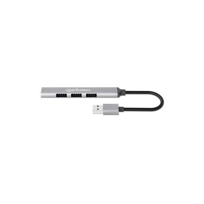 MANHATTAN 4Port USB-A Hub 3x480Mbit/s 1xGbit/s USB-A Stecker 5