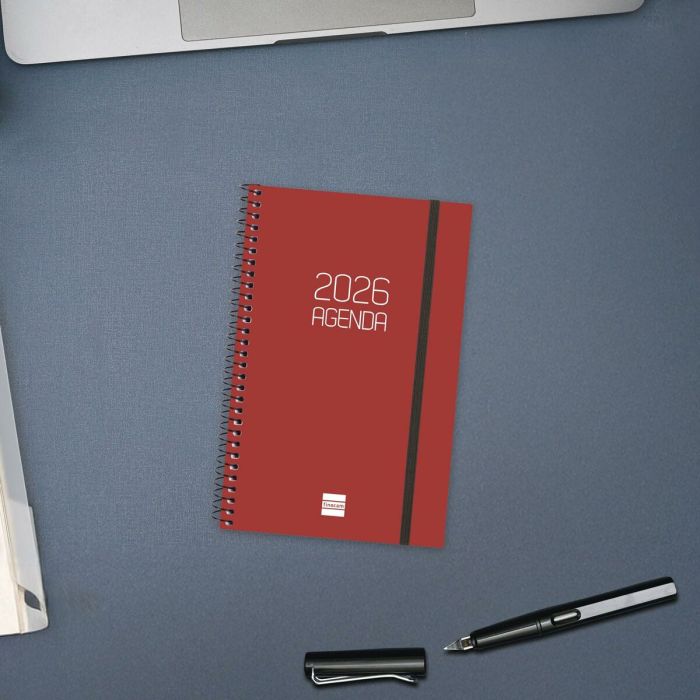 Agenda Finocam OPAQUE Bordeaux 11,7 x 18,1 cm 2026 5 Agenda Finocam OPAQUE Bordeaux 11,7 x 18,1 cm 2026 5