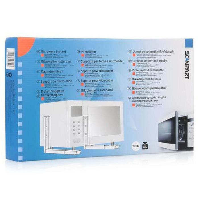 Support pour micro-ondes Elka Pieterman 73.000.055.10 Blanc 35 kg 11