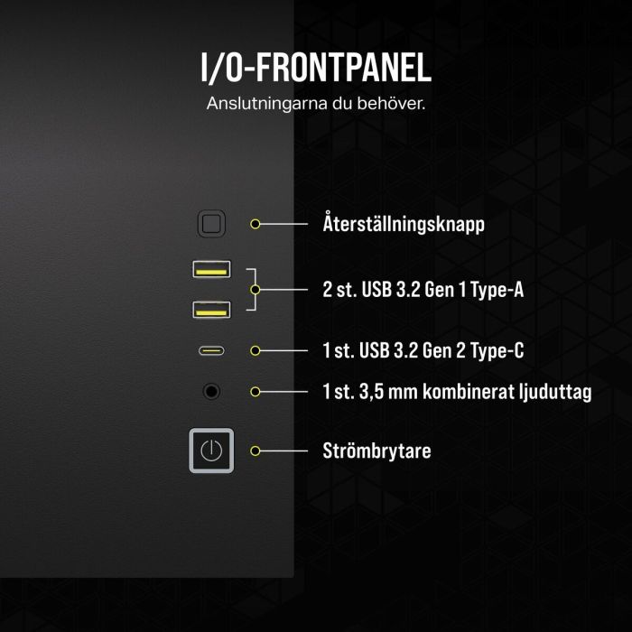 Boîtier ATX semi-tour Corsair Noir 1