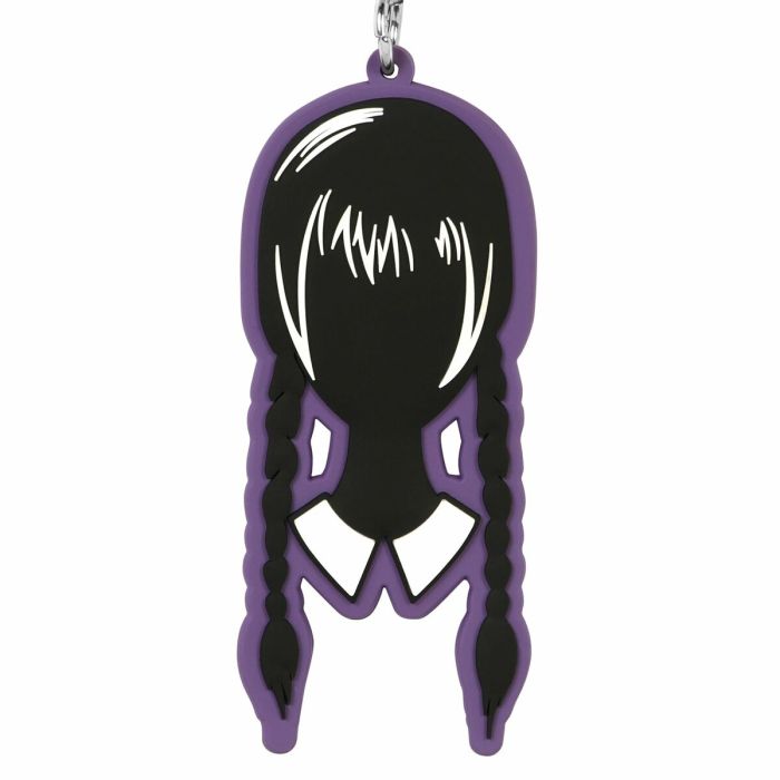 Porte-clés Wednesday Head Noir 3