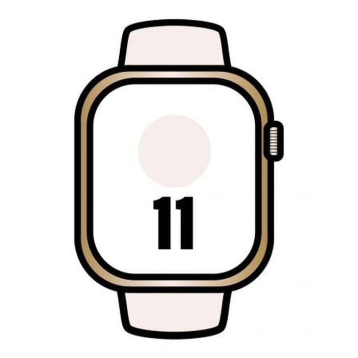 Montre intelligente Apple MFD64QL/A Rose Titane 46 mm 4