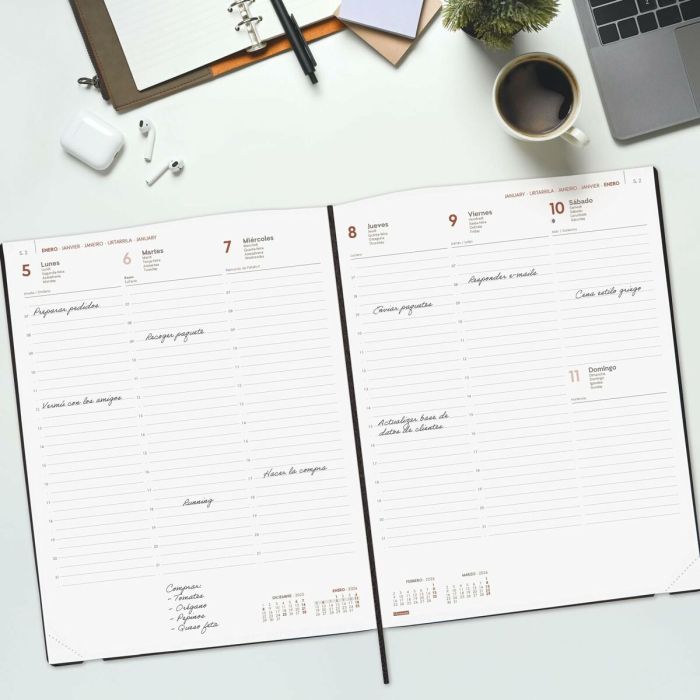 Agenda Finocam Noir 21 x 27 cm 4 Agenda Finocam Noir 21 x 27 cm 4