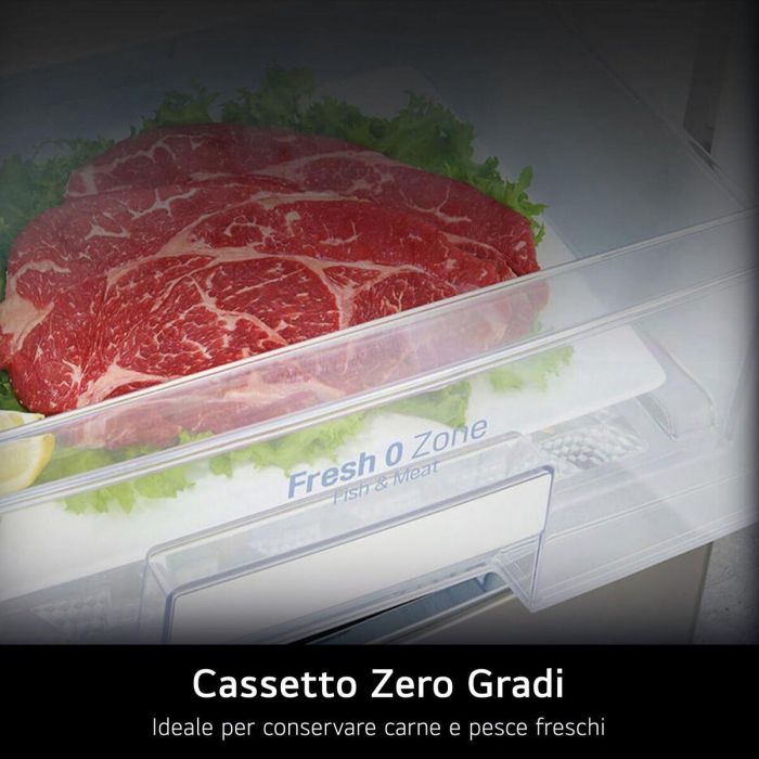 Réfrigérateur Combiné LG GTF916PZPED.APZQEUR Acier 630 L 33