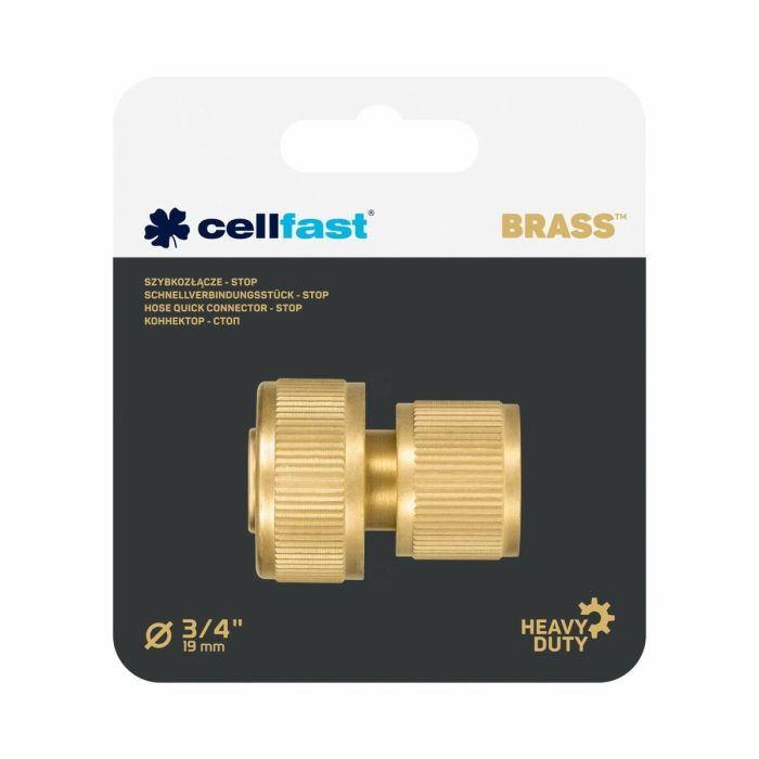 Connecteur de tuyau Cellfast 19 mm Laiton Rapide 1