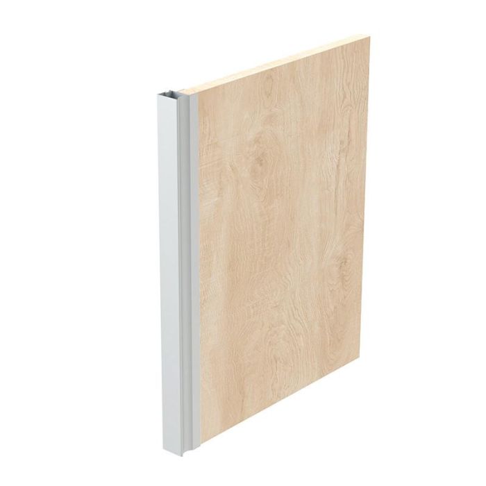 Perfil Tirador Ar16 Espesor 16 Plata Mate 2,60 Lugano-Bond Herrajes Alk (Set de 2) 1